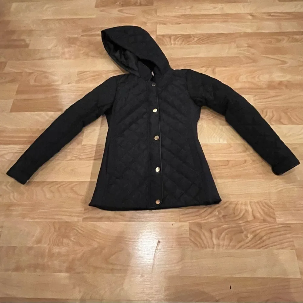 Ci Sono by Cavalini Navy Blue Puffer Jacket